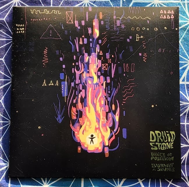 Druid Stone - Dance Of Poseidon / Burnin' A Sinner 7" 