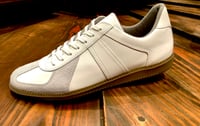 Image 1 of VEGANCRAFT original German army trainer white shoes made in Slovakia 