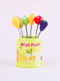 Image 5 of Fruity Fruit Forks Stainless Steel 6 pcs