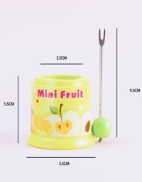Image 4 of Fruity Fruit Forks Stainless Steel 6 pcs