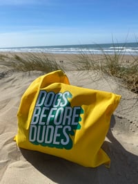 Image 4 of Dogs before dudes tote