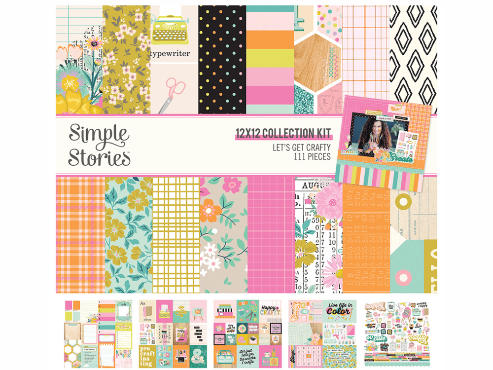 Image of Simple Stories | Let’s Get Crafty 12x12 Kit