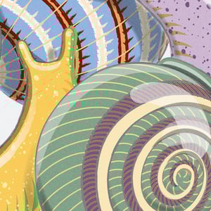 Image of 'Snail Love" Open Edition Print