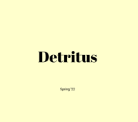 Detritus- Spring '22