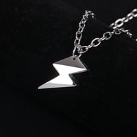 Image 1 of Lightning Bolt Necklace (Stainless Steel)