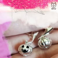 Image 3 of Kawaii Pumpkin Earrings