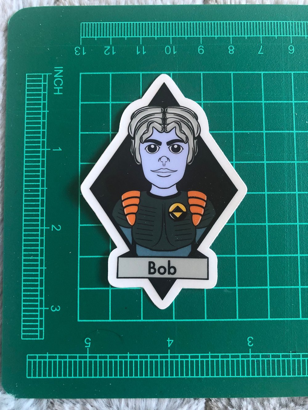 Reboot Bob Clear Vinyl Sticker