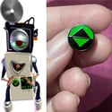 Mini PIDs icon - Viral Green icon - 0.5 inch pins