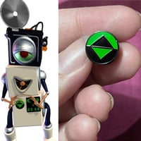 Image 2 of Mini PIDs icon - Viral Green icon - 0.5 inch pins