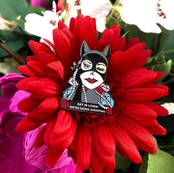 Catwoman x Mean Girls Pin