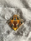 DinoB 1.75 inch Beasties hard enamel pin - Gold