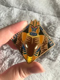 DinoB 1.75 inch Beasties hard enamel pin - Gold
