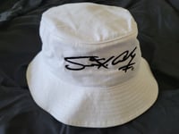 Image 1 of BUCKET HAT - "Sean X. Gunby" - Signature - White