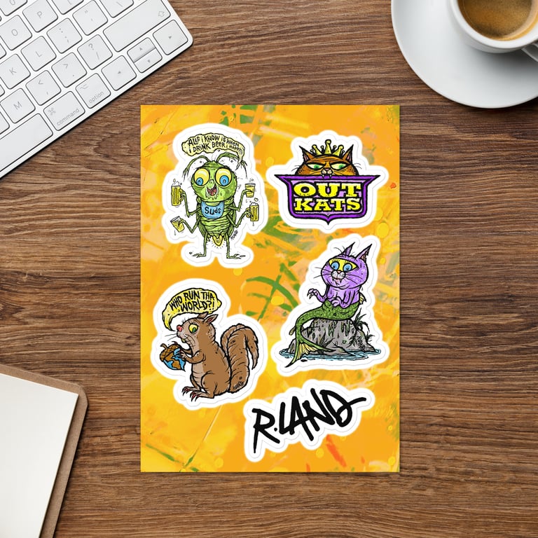 NEW!! R. Land Multi-Sticker Sheet (Series 2) Image 2