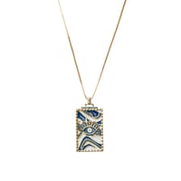 Santorini Necklace - Blue