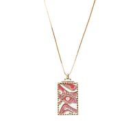 Santorini Necklace - Pink