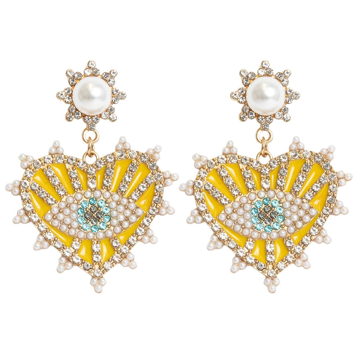 Yellow Rebecca Earrings