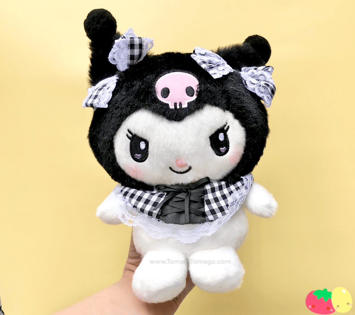 Kuromi Gingham Plushie | Tomato Tomago