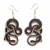 Image 1 of Large Snake Earrings