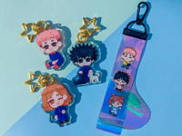 Image 2 of Sorcerer Trio Acrylic Charms + Wristlet