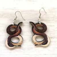 Image 1 of Rainbow Snake Earrings
