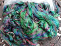 Sari Silk Blend No. 9 in roving/top form - by the ounce ON SALE