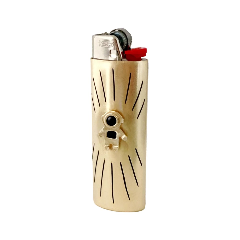Image of Astronaut Lighter Case with Black Onyx