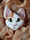 CUSTOM Cat Portrait Brooch