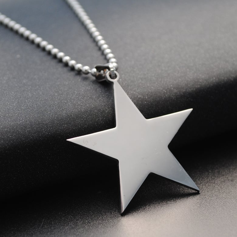 stainless steel star necklace