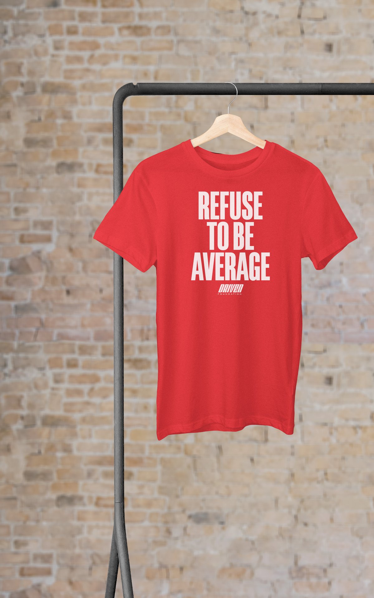 Image of Refuse to Be Average // Red // Sp. 22