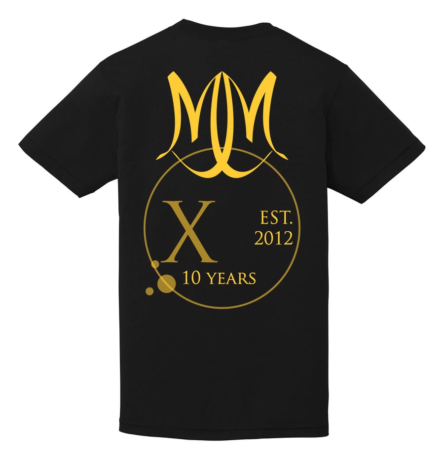 Image of MindMaze 10 Year Anniversary Shirt