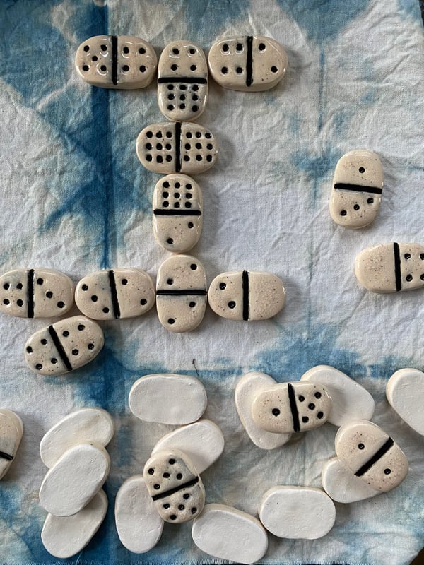 Image of A full set of Dominoes