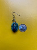Image 2 of Blue Flame Earrings