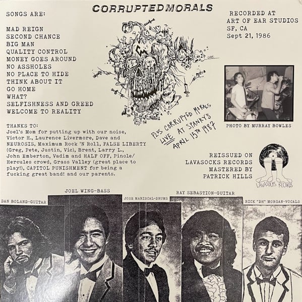 CORRUPTED MORALS "Think About It..." LP