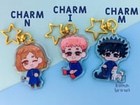 Image 3 of Sorcerer Trio Acrylic Charms + Wristlet
