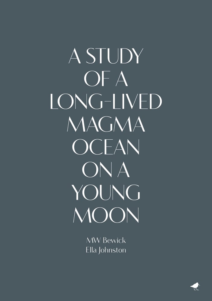 Image of A Study of a Long-Lived Magma Ocean on a Young Moon 