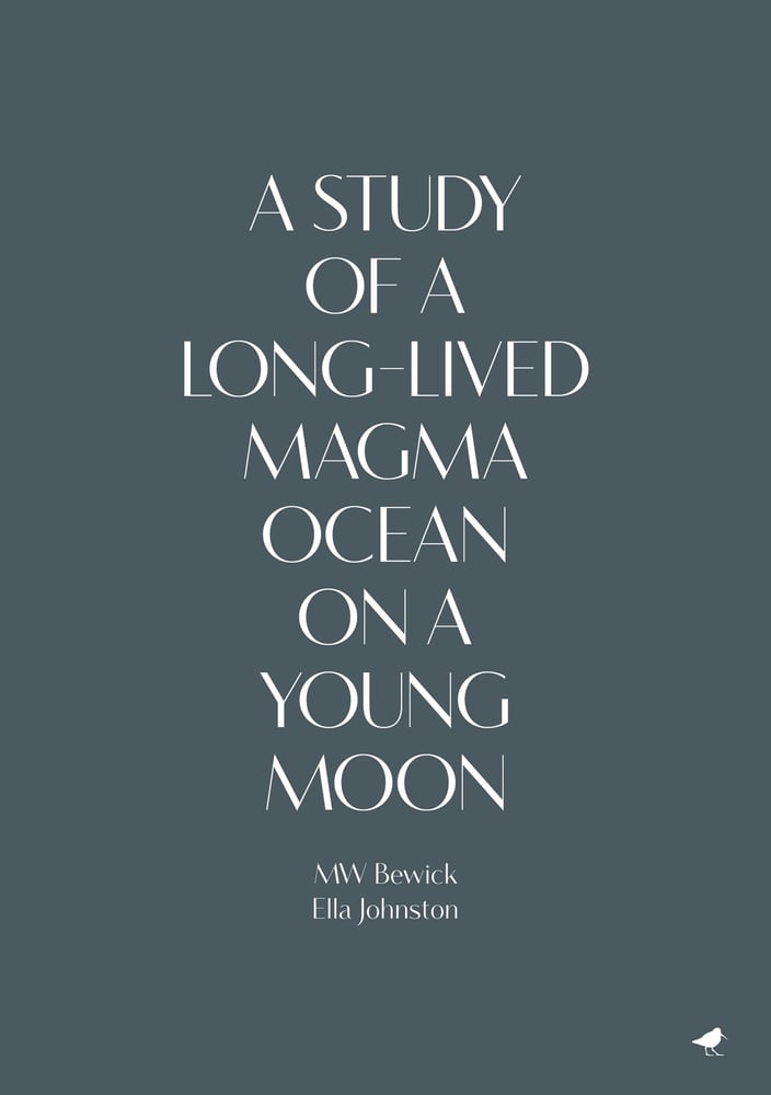 Image of A Study of a Long-Lived Magma Ocean on a Young Moon
