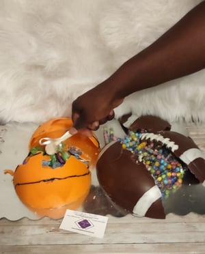 Image of Breakable chocolate sports balls