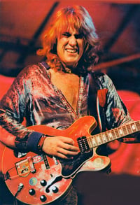 Image 3 of Alvin Lee guitar stickers old Gibson Big Red ES-335 Custom decal Ten Years After set 6