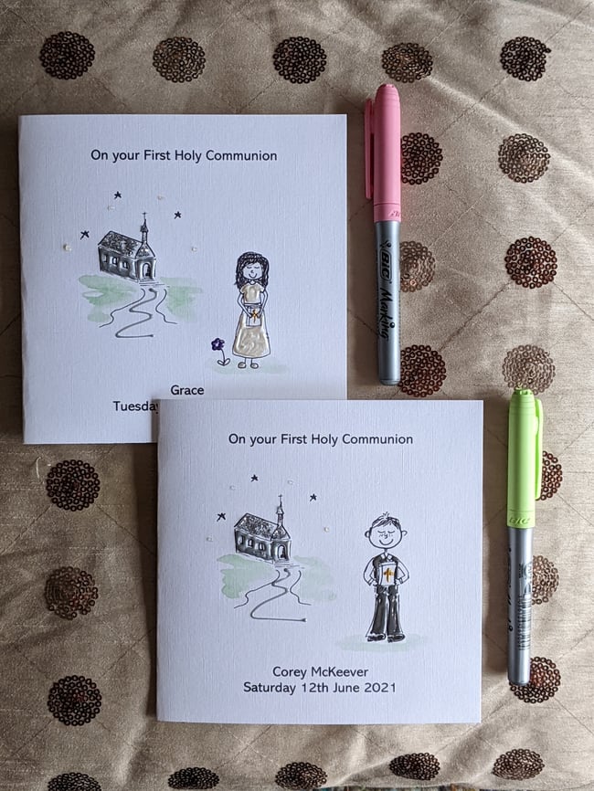 PERSONALISED CARD SIMPLE DESIGN ANY OCCASION