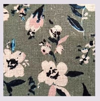 Image 2 of Tissu: Apple blossoms kaki