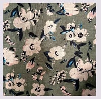 Image 3 of Tissu: Apple blossoms kaki