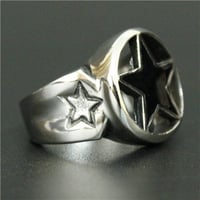 Image 4 of Blackstar Stainless Steel Mens Ring 