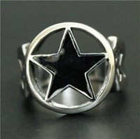 Image 3 of Blackstar Stainless Steel Mens Ring 