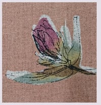 Image 1 of Tissu: Bohemian flowers old pink