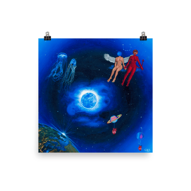 Once in a blue moon poster 