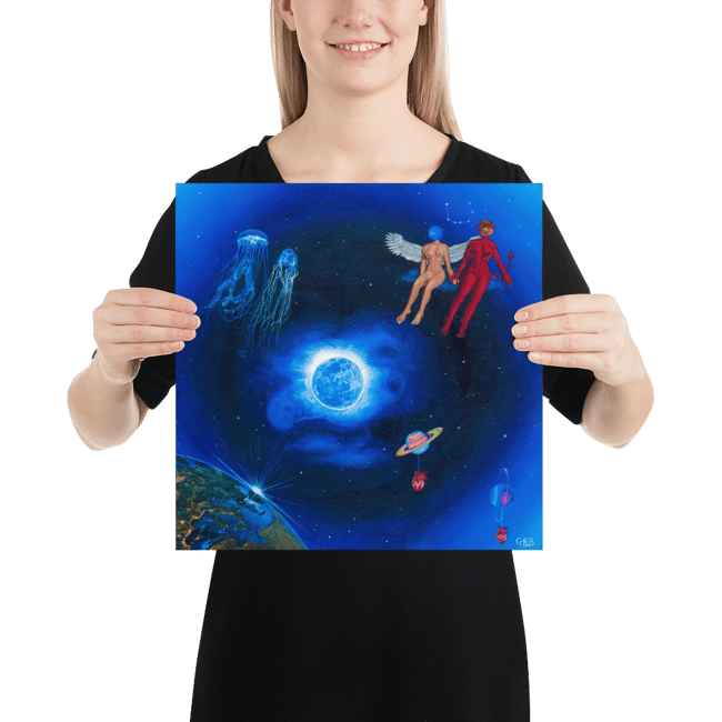 Once in a blue moon poster 