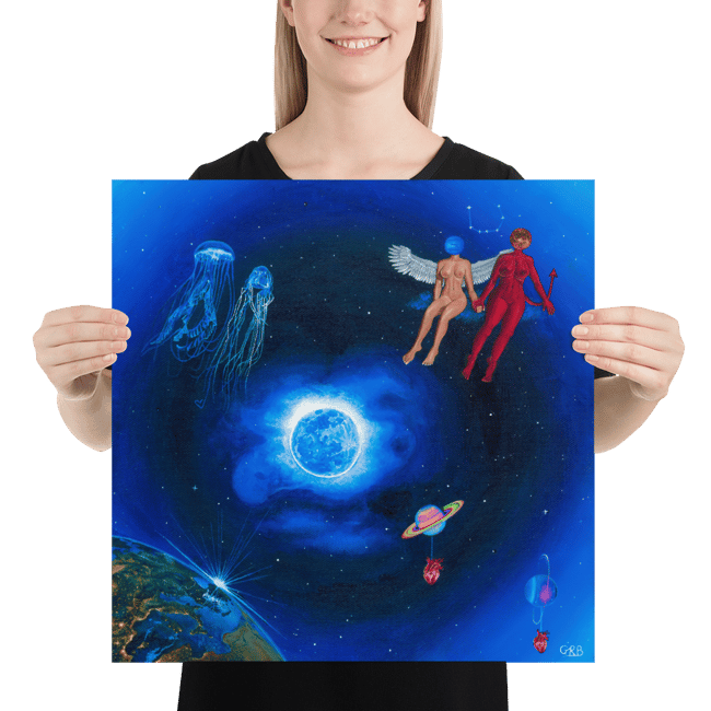 Once in a blue moon poster 