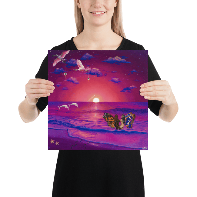 Meet you at sunset poster 