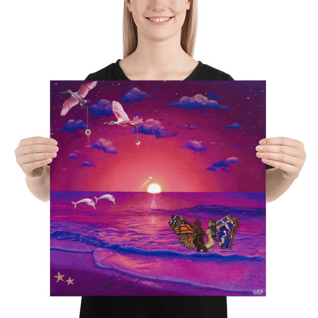 Meet you at sunset poster 